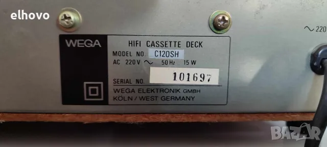 Дек WEGA C12SH, снимка 5 - Декове - 48797824