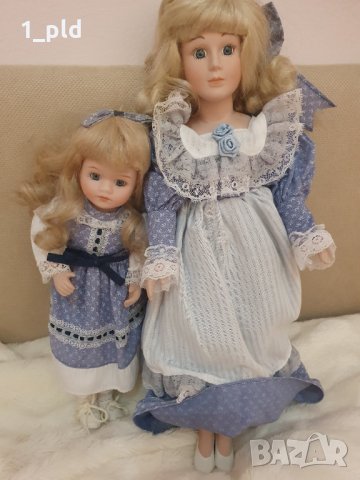Порцеланови кукли мама и дъщеричка, снимка 3 - Колекции - 43761507