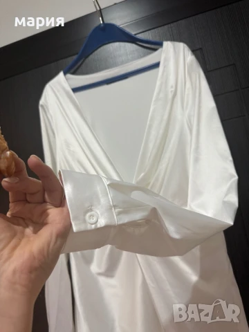 Нова сатенирана рокля Zara , снимка 2 - Рокли - 51110110