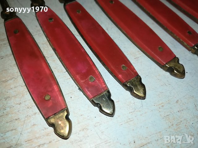 6 ножа+6 вилици+6 лъжици от франция 3101241013, снимка 7 - Антикварни и старинни предмети - 44059406
