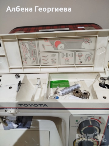 Механична шевна машина TOYOTA EX 490, снимка 6 - Шевни машини - 52583000