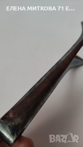 Голяма дебело посребрена щипка за лед, снимка 6 - Аксесоари за кухня - 52697137