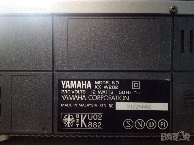 Yamaha KX-W282 двуглав, риверсивен, двукасетен дек, снимка 7 - Декове - 27146810