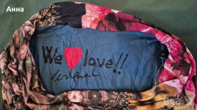 рокля desigual с дълъг ръкав размер L, снимка 11 - Рокли - 50206662