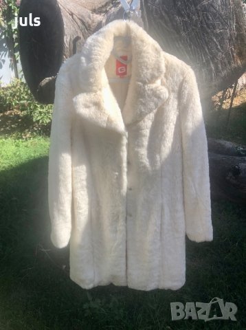 Бяло дамско палто GILL, снимка 3 - Палта, манта - 9288980