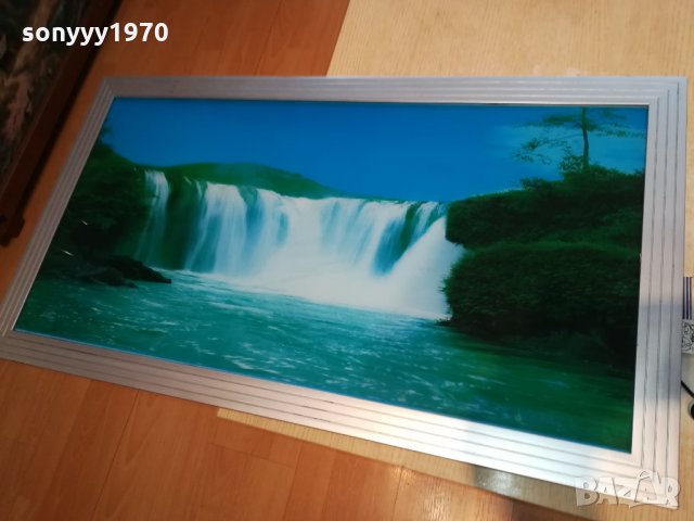 КАРТИНА-ВОДОПАД 220волта 1301221926, снимка 8 - Антикварни и старинни предмети - 35427823