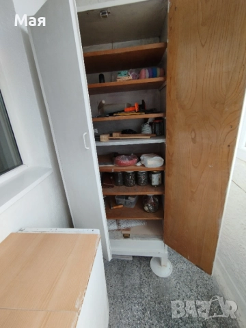 Шкаф за балкон  размери  80/44/184, снимка 5 - Шкафове - 51949864