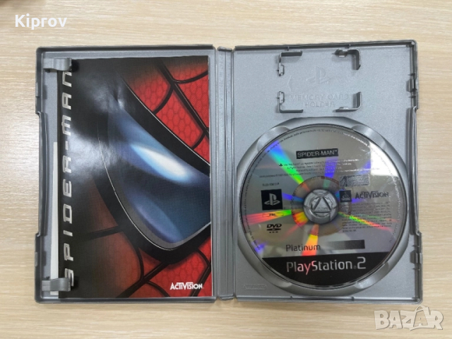 🎮 Spider-Man (Platinum) – PlayStation 2 (оригинална игра), снимка 2 - Игри за PlayStation - 52304592