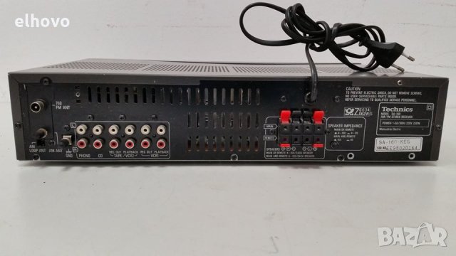 Ресивър Technics SA-160, снимка 3 - Ресийвъри, усилватели, смесителни пултове - 28231838