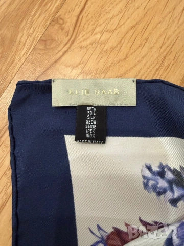 Elie Saab нов оригинален копринен шал, снимка 8 - Шалове - 53258916