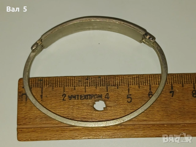 Стара красива гривна с цветен седеф, снимка 6 - Антикварни и старинни предмети - 53511025