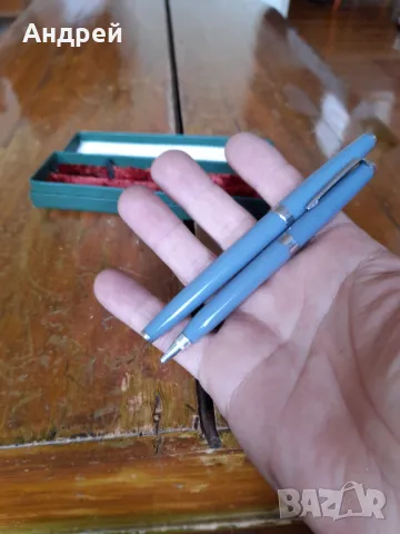 Стар комплект писалка,химикалка Харков, снимка 5 - Други ценни предмети - 47410258