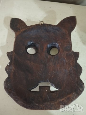 Дървена маска за декорация, снимка 4 - Декорация за дома - 43265635
