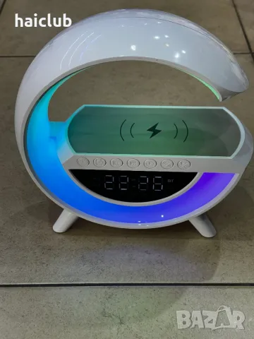 Бзжична Led лампа със зарядно и високоговорител/ Wireless led lamp, снимка 2 - Други - 48163740