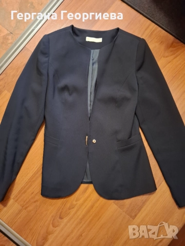 Дамско ново черно сако Lefon