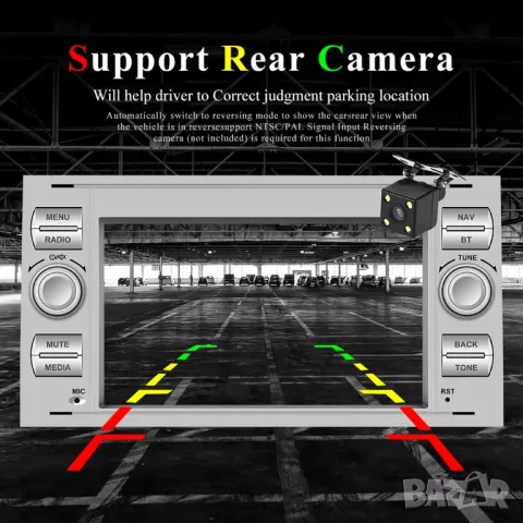 Мултимедия, за Ford Transit, FIESTA, FOCUS, GALAXY, MONDEO,  Двоен дин, Android, Навигация, плеър, снимка 8 - Аксесоари и консумативи - 48870707