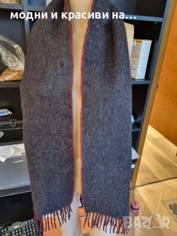 Шал Peruvian Connection от бейби алпака с две лица, снимка 7 - Шалове - 52167258