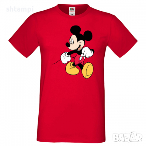 Мъжка тениска Mickey Mouse 6 Подарък,Изненада,Рожден ден, снимка 8 - Тениски - 36576456