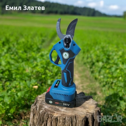 Акумулаторна лозарска ножица Тайга, 36V, снимка 4 - Градински инструменти - 52615257