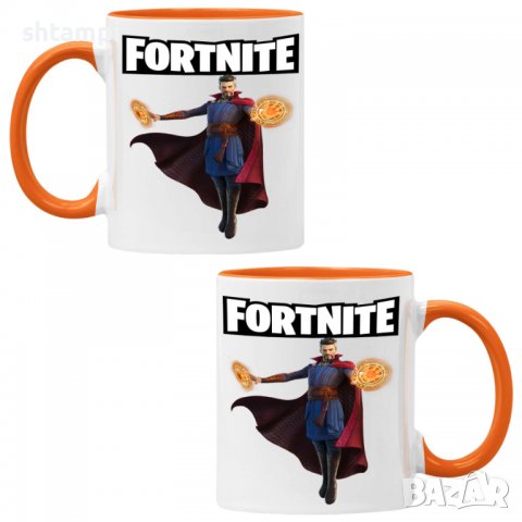 Чаша Fortnite Dr Strange,Керамична Чаша, Кафе Чай, Игра,Изненада,Подарък,Повод,Празник,Рожден Ден