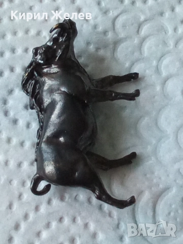 Малка бронзова фигурка на глиган 52582, снимка 4 - Антикварни и старинни предмети - 52730321