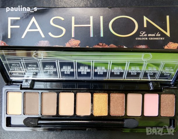 Палитра сенки и хайлайтъри за лице и очи в десет цвята 