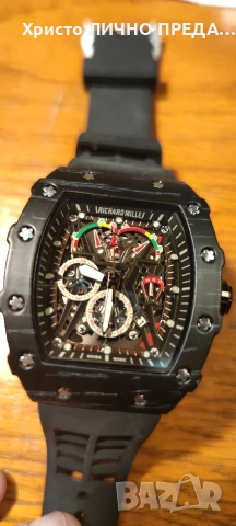 Промоция!!! Мъжки луксозен часовник Richard Mille RM 35-01, снимка 2 - Мъжки - 53103866