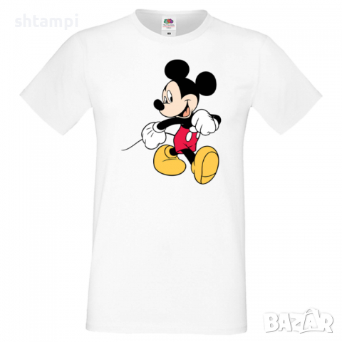Мъжка тениска Mickey Mouse 6 Подарък,Изненада,Рожден ден, снимка 9 - Тениски - 36576456