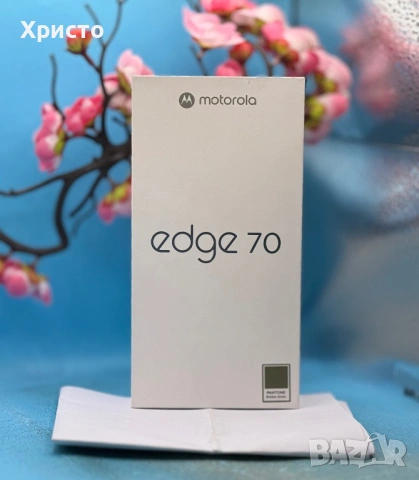 НОВ!!! Motorola edge 70, 12GB RAM, 512 GB, PANTONE Green, снимка 2 - Motorola - 53190186