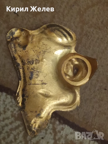 Мастилница бронз с позлата 42754, снимка 7 - Антикварни и старинни предмети - 52124923