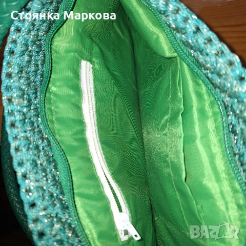 Плетена на една кука чанта, снимка 4 - Чанти - 53577916