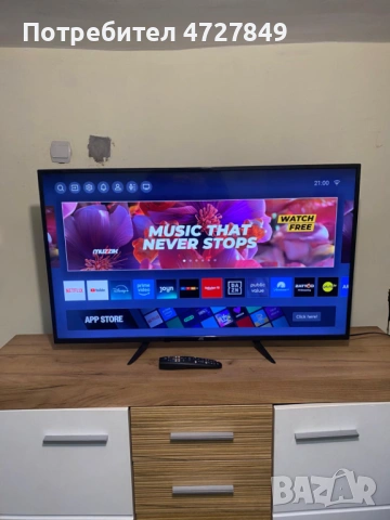 Спешно! Smart TV JTC – 43 инча (109 см) – Много добро състояние