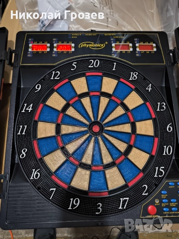 Physionics® Електронна мишена за дартс - с дигитално LED отчитане на точките НОВА, снимка 3 - Други спортове - 52213833