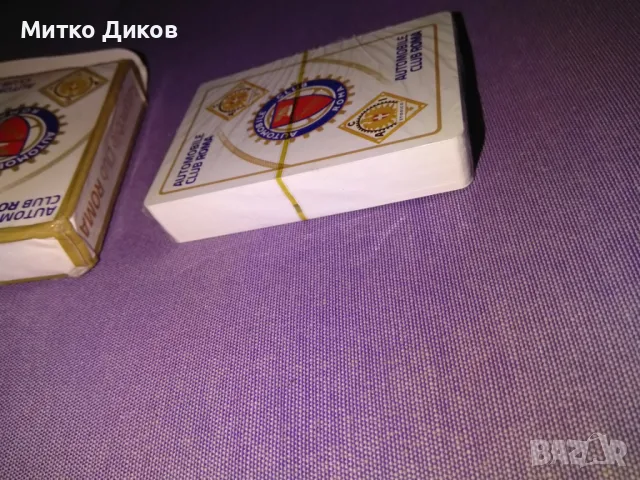 Adhoc Autоomobile club Roma италиански карти 100% пластик нови 52+3, снимка 10 - Карти за игра - 47521486