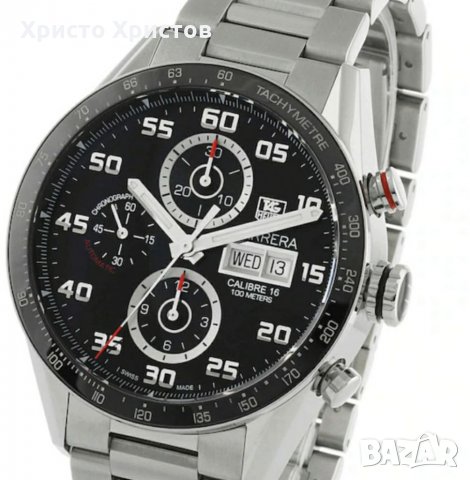 Мъжки луксозен часовник TAG HEUER CARRERA CALIBRE 16 43MM  DAY-DATE