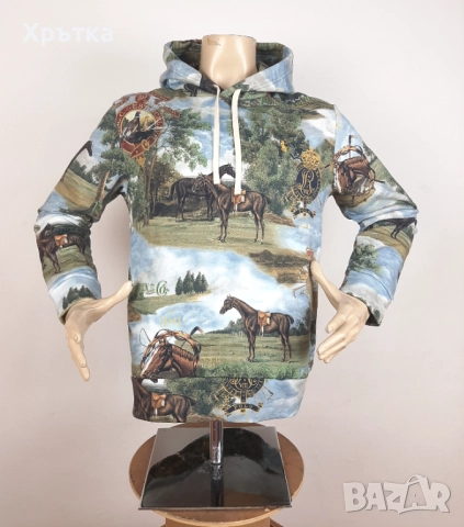 Polo Ralph Lauren Equestrian - Оригинален мъжки суитшърт р-р L, снимка 3 - Суичъри - 51932166