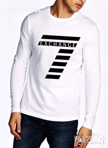 НОВО!!! Мъжки блузи с EXCHANGE SEVEN принт! Или Поръчай модел с твоя идея! 