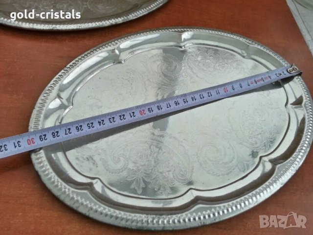 стар метален поднос 