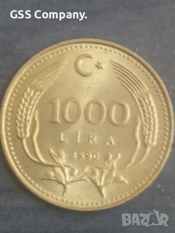 1000 лири(1990)Турция, снимка 1 - Нумизматика и бонистика - 38147418
