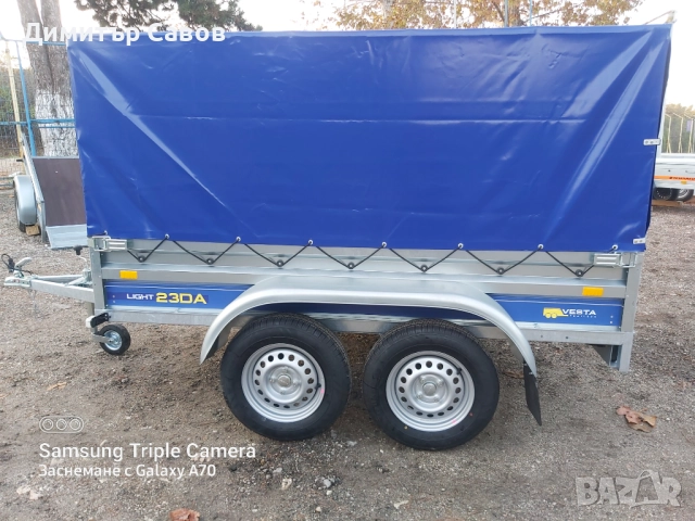 Туристическо ремарке VESTA LIGHT 23DA с брезент и шпригли H-120, снимка 11 - Ремаркета - 51921932