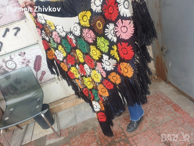 плетен дамски шал / голям /, снимка 3 - Чанти - 53095166