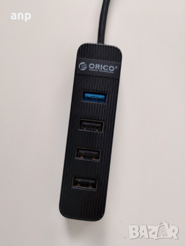 USB Хъб Orico TWU32-4A | 4x USB порта | USB 3.0 | Като Нов, снимка 3 - Други - 44912183