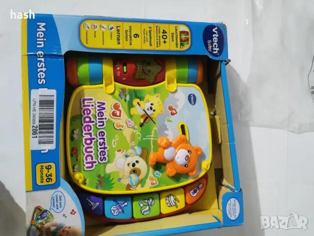 VTECH Бебешка музикална книжка, немски език, снимка 5 - Музикални играчки - 48586032