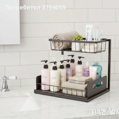 Органайзер за баня и кухня Cheffinger – идеално решение за ред и пространство, снимка 3 - Други стоки за дома - 53174094