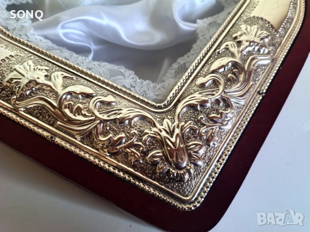 Страхотна Голяма Кутия Със Посребряване Сърце, снимка 4 - Антикварни и старинни предмети - 52787212