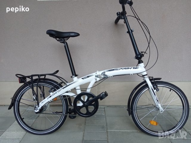 Продавам колела внос от Германия алуминиев тройносгъваем велосипед COMFORT 20 цола с 3 скорости