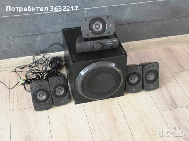 Аудио система Logitech - Z906, 5.1, снимка 2 - Тонколони - 52704579