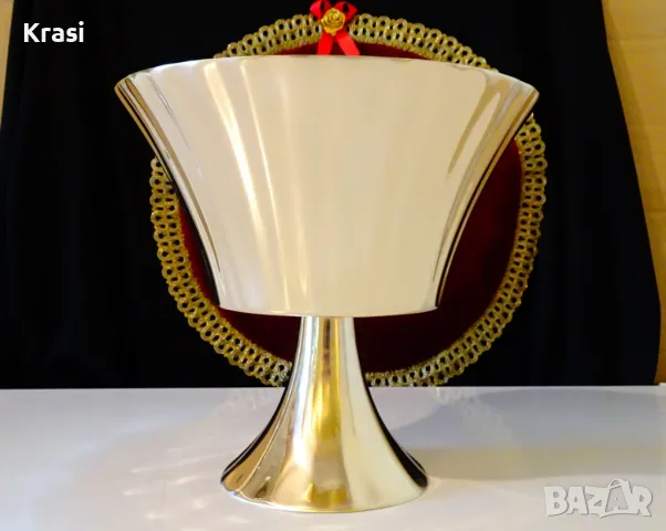 Бронзова фруктиера 1 кг. на столче , снимка 9 - Антикварни и старинни предмети - 47417703