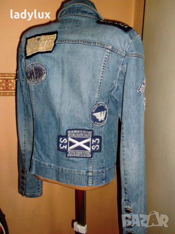 Scapa Sports, Уникално дънково Яке, Размер 38 (М). Код 701, снимка 15 - Якета - 26580921