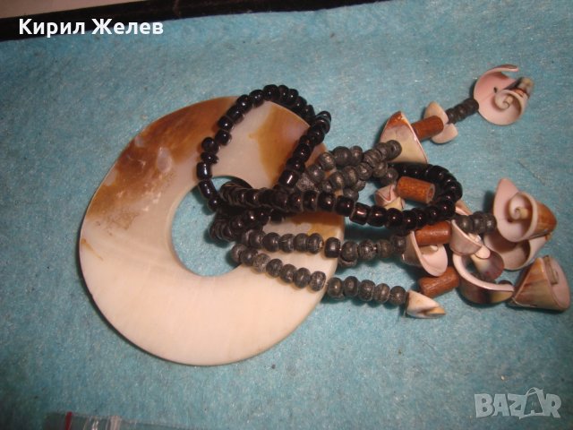 СЕДЕФЕНА АРТ ВИСУЛКА МЕДАЛЬОН ПЕНДАНТ с МЪНИСТА и МИДИ 27007, снимка 3 - Колиета, медальони, синджири - 35119844